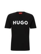 Dulivio Designers T-shirts Short-sleeved Black HUGO