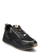 Women Lace-Up Matalavartiset Sneakerit Tennarit Black Tamaris