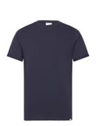 Nørregaard Tonal T-Shirt Tops T-shirts Short-sleeved Navy Les Deux