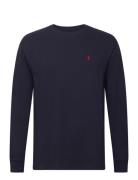 Classic Fit Jersey Long-Sleeve T-Shirt Tops T-shirts Long-sleeved Navy...