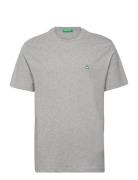 T-Shirt Tops T-shirts Short-sleeved Grey United Colors Of Benetton