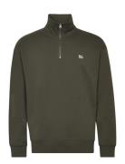 Half Zip Sws Tops Sweat-shirts & Hoodies Sweat-shirts Khaki Green Lee ...