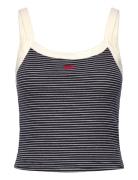 Essential Sporty Rib Tnk Annalise Strip Tops T-shirts & Tops Sleeveles...