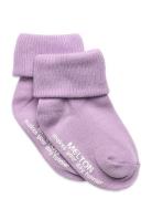 Cotton Socks - Anti-Slip Jarrusukat Purple Melton