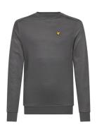 Fly Fleece Crew Tops T-shirts Long-sleeved T-shirts Grey Lyle & Scott