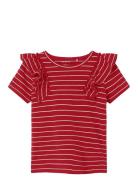 Nmfliana Ss Top Tops T-shirts Short-sleeved Red Name It