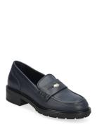 Th Penny Loafer Loaferit Matalat Kengät Navy Tommy Hilfiger