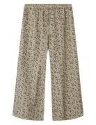 Nmfjasilla Wide Pant Bottoms Trousers Beige Name It