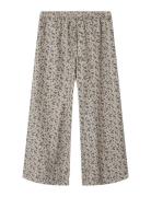 Nkfjasilla Wide Pant Bottoms Trousers Beige Name It