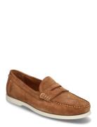 Merton Suede Penny Loafer Tennarit Sneakerit Brown Polo Ralph Lauren