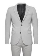 Plain Mens Suit - Normal Lenght Puku Grey Lindbergh