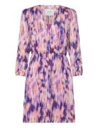 D6Navina Printed Mini Dress Lyhyt Mekko Purple Dante6