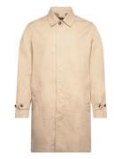 Water-Repellent Cotton Trench Coat Ohut Pitkä Takki Beige Mango