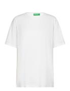 Short Sleeves T-Shirt Tops T-shirts & Tops Short-sleeved White United ...