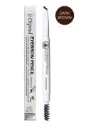 Eyebrowpen. Triangular Darkbrown Kulmakynä Meikki Nude Depend Cosmetic