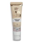 Revolution Irl Pore Blur Filter Primer Pohjustusvoide Meikki Gold Make...