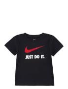 Nkb Swoosh Jdi Ss Tee Tops T-shirts Short-sleeved Black Nike