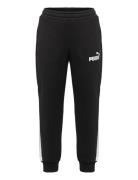 Puma Power Colorblock Sweatpants Fl Cl B Sport Sweatpants Black PUMA