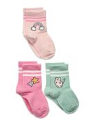 Sock 3 P Sg Kawaii Sukat Multi/patterned Lindex