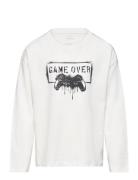 Nkmvob Ls Boxy Top Tops T-shirts Long-sleeved T-shirts White Name It