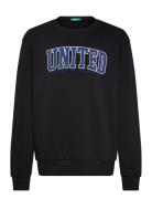 Sweater L/S Tops Sweat-shirts & Hoodies Sweat-shirts Black United Colo...