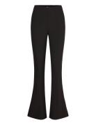 Slim Bootcut Trousers Bottoms Trousers Flared Black Gina Tricot