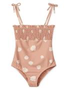 Larisa Printed Swimsuit Uimapuku Uima-asut Pink Liewood