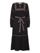 Latourll Maxi Dress Ls Maksimekko Juhlamekko Black Lollys Laundry