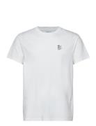 Popin Croco Incognito/Gots Tops T-shirts Short-sleeved White Maison La...