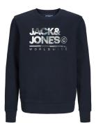 Jjluke Sweat Crew Neck Jnr Tops Sweat-shirts & Hoodies Sweat-shirts Na...