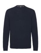 Tamirono Tops Knitwear Round Necks Navy BOSS