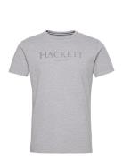 Hackett Ldn Tee Tops T-shirts Short-sleeved Grey Hackett London