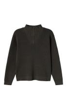 Nkmnesolle Ls Knit Noos Tops Knitwear Pullovers Black Name It