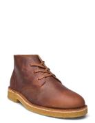 Slhricco Leather Chukka Boot Nyörisaappaat Brown Selected Homme