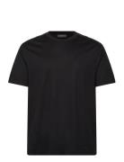 T-Shirt Tops T-shirts Short-sleeved Black Emporio Armani