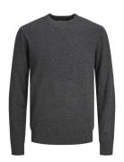 Jjecarter Knit Crew Neck Tops Knitwear Round Necks Grey Jack & J S