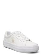 Vulc Flatform Low Mg Lth Matalavartiset Sneakerit Tennarit White Calvi...