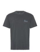 Subtle Relaxed Tee Tops T-shirts Short-sleeved Grey Lee Jeans