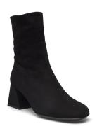 Mandy Shoes Boots Ankle Boots Ankle Boots With Heel Black Wonders