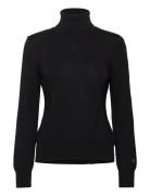 Alice Rollerneck Tops Knitwear Turtleneck Black BUSNEL