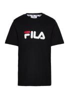 Solberg Classic Logo Tee Tops T-shirts Short-sleeved Black FILA