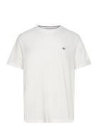 Pique Ss T-Shirt Tops T-shirts Short-sleeved White GANT