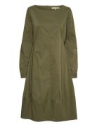 Cuantoinett Dress Polvipituinen Mekko Khaki Green Culture