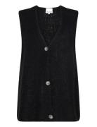 Jacey Knit Vest Vests Knitted Vests Black Noella