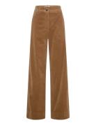 Sophiafv Bottoms Trousers Wide Leg Brown FIVEUNITS