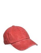 Vita Contrast Cap Accessories Headwear Caps Red Becksöndergaard