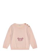 Sweater L/S Tops Sweat-shirts & Hoodies Sweat-shirts Pink United Color...