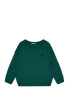 Sweater L/S Tops Sweat-shirts & Hoodies Sweat-shirts Green United Colo...