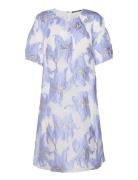 Moonflower Glory Dress Polvipituinen Mekko Purple Bruuns Bazaar