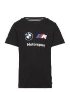 Bmw Mms Kids Ess Logo Tee Sport T-shirts Short-sleeved Black PUMA Moto...